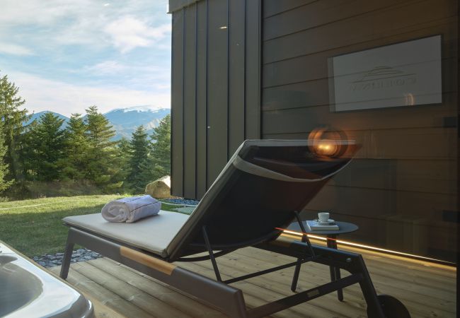 公寓式酒店 在 Clusone - Collina Luxury Relais Resort: Grand Deluxe Wellness Chalet 公寓式酒店 在 Clusone - Collina Luxury Relais Resort: Grand Deluxe Wellness Chalet