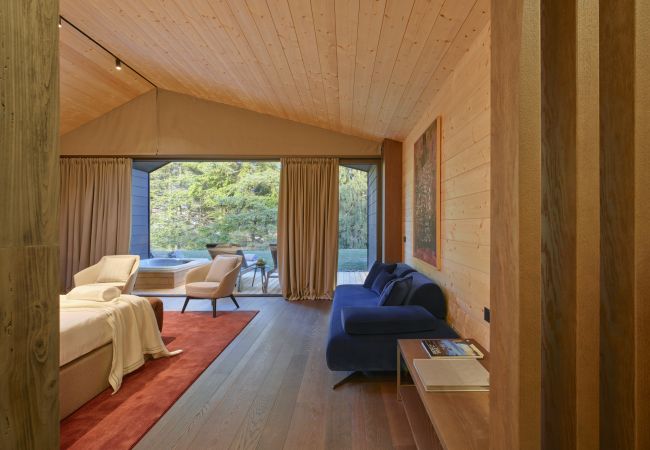 公寓式酒店 在 Clusone - Collina Luxury Relais Resort: Grand Royal Wellness Chalet 公寓式酒店 在 Clusone - Collina Luxury Relais Resort: Grand Royal Wellness Chalet